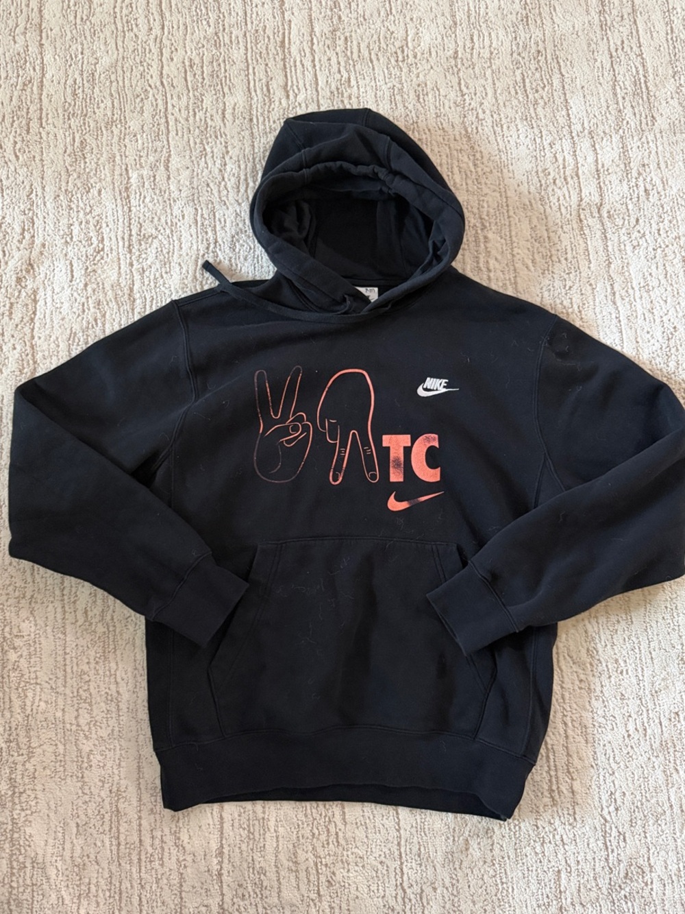 Nike Black Hoodie sweatshirt pullover S
